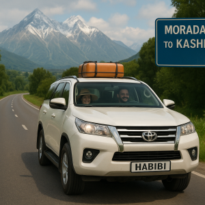Moradabad to Kashmir - Car Rental Service
