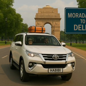 Moradabad to Delhi - Car Rental Service